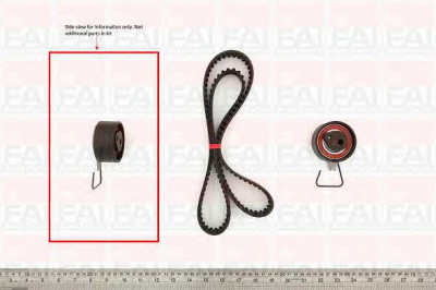 FAI AUTOPARTS tbk155 -  Комплект ремня ГРМ